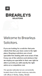 Mobile Screenshot of brearleyssolicitors.com