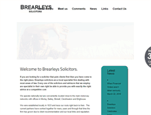 Tablet Screenshot of brearleyssolicitors.com